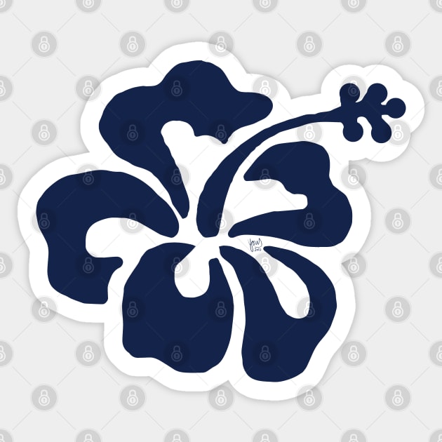 Hibiscus flower Sticker by yousufi